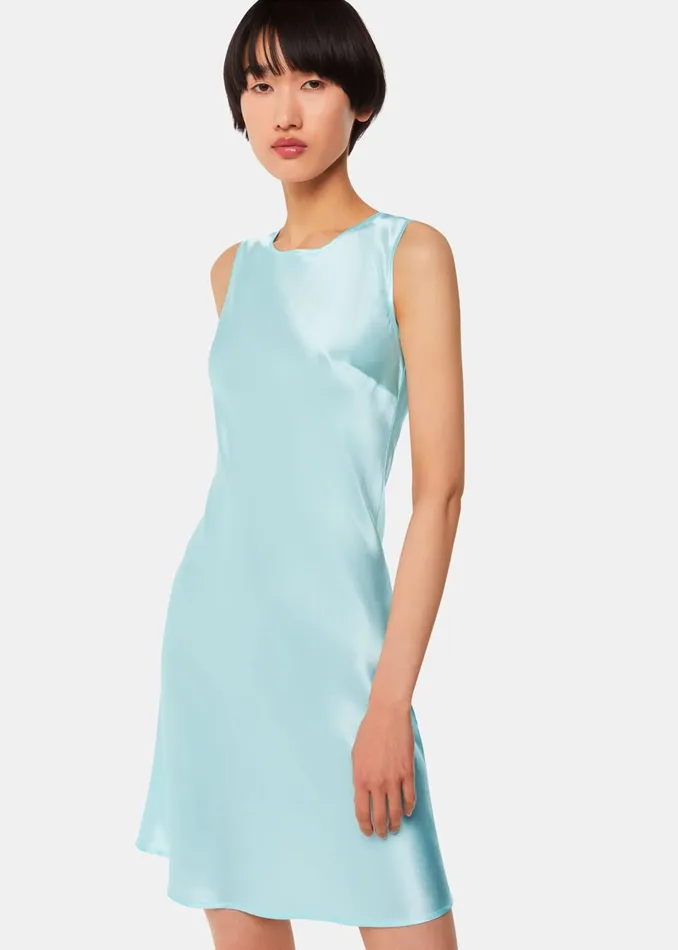Women Dresses Whistles Pale Blue Hai Dora Dress Exclusive