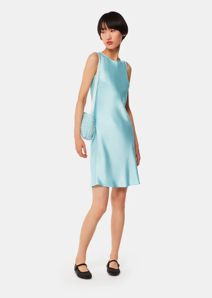 Women Dresses Whistles Pale Blue Hai Dora Dress Exclusive
