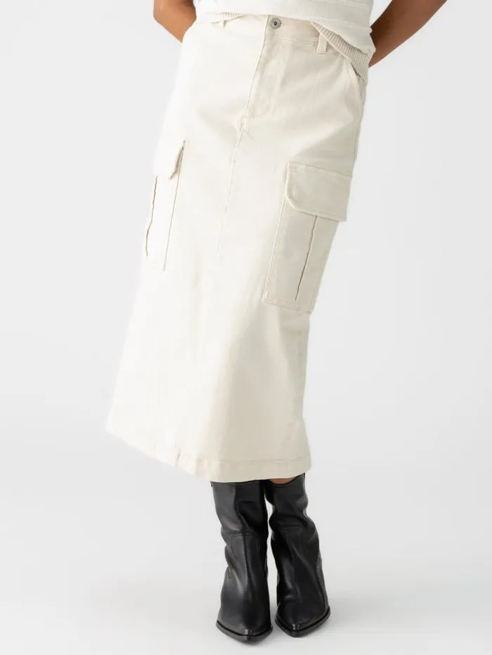 Women Essential Cargo Standard Rise Skirt French Vanilla Sanctuary Clothing Skirts Women Essential Cargo Standard Rise Skirt French Vanilla Sanctuary Clothing Skirts