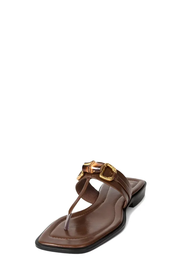Women Flat Jeffrey Campbell BORABORA Black Gold