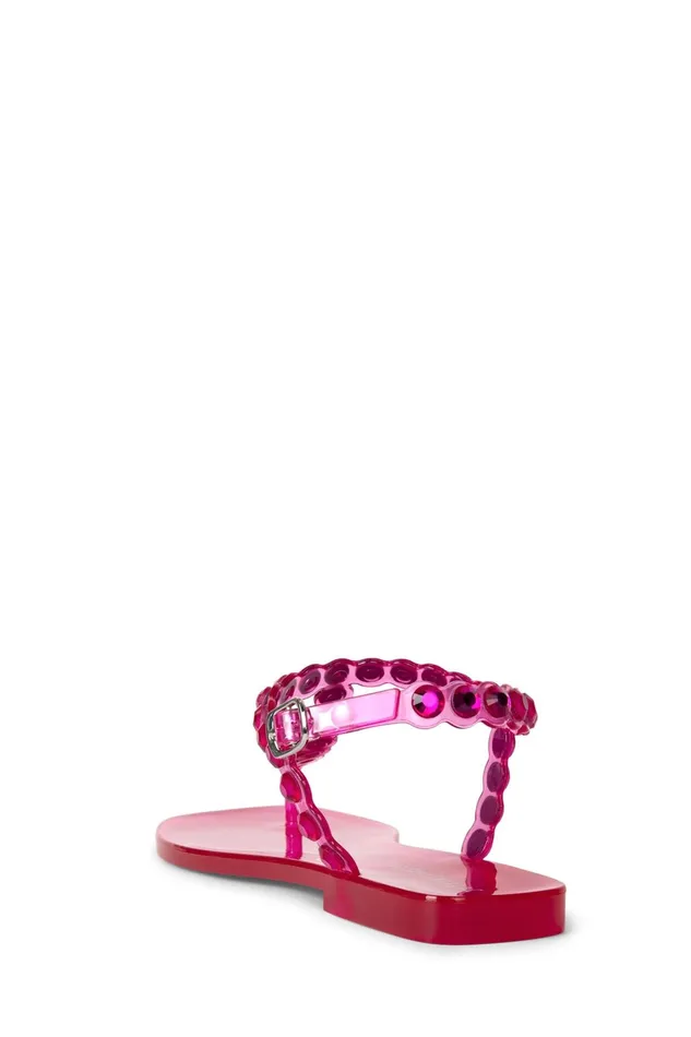 Women Flat Jeffrey Campbell JEMMIN Fuchsia Shiny