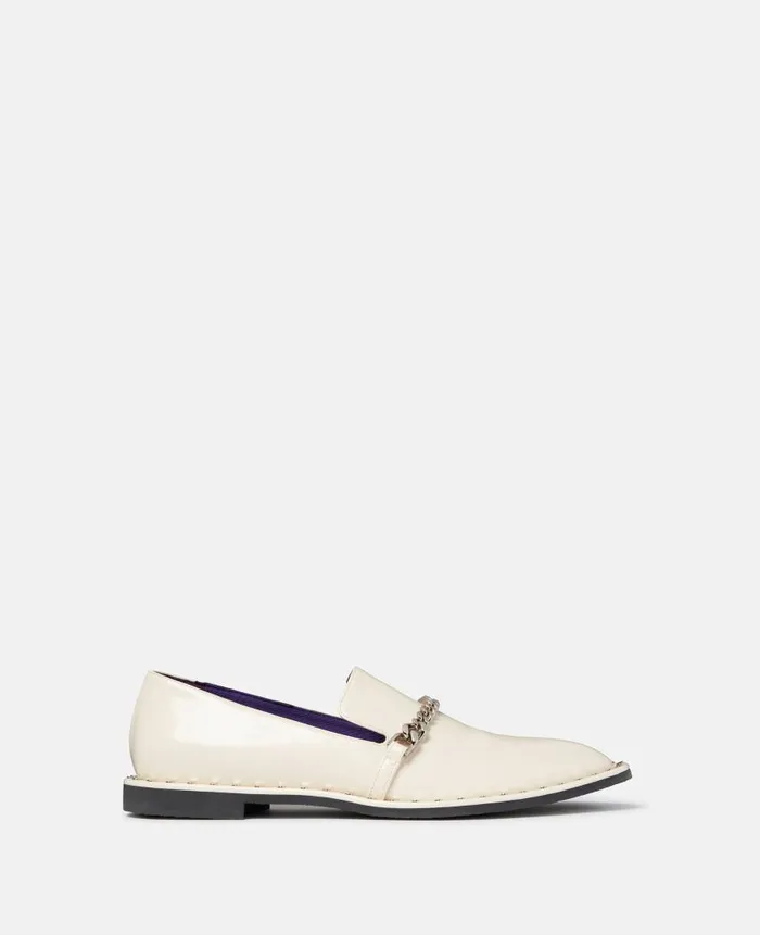Women Flats Stella McCartney Falabella Loafers Ivory
