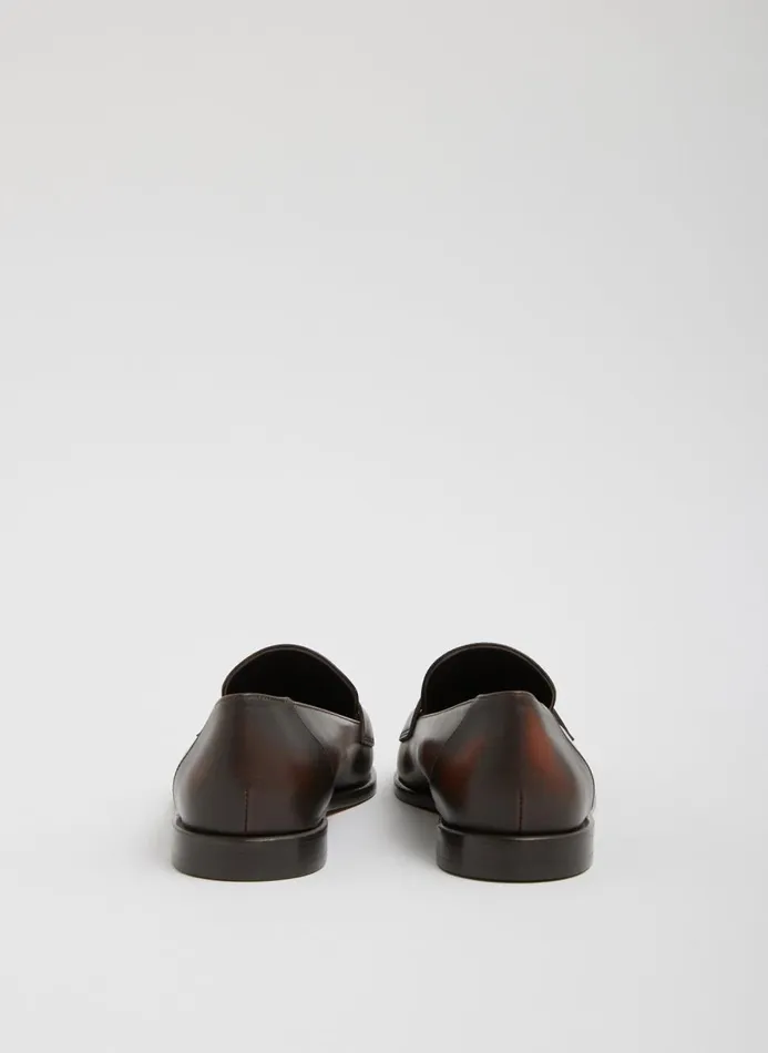 Women Flats Tibi Nacho Loafer Brown Tan