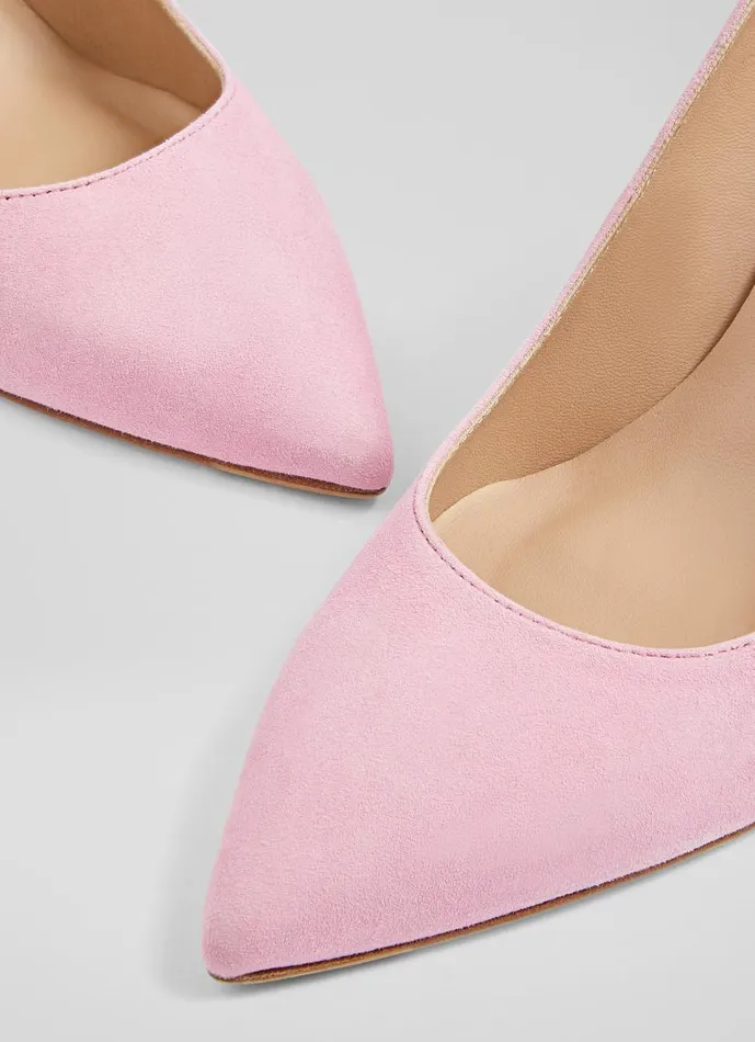 Women Floret Pink Suede Pointed Toe Courts Pink LKBennett Court Shoes Women Floret Pink Suede Pointed Toe Courts Pink LKBennett Court Shoes