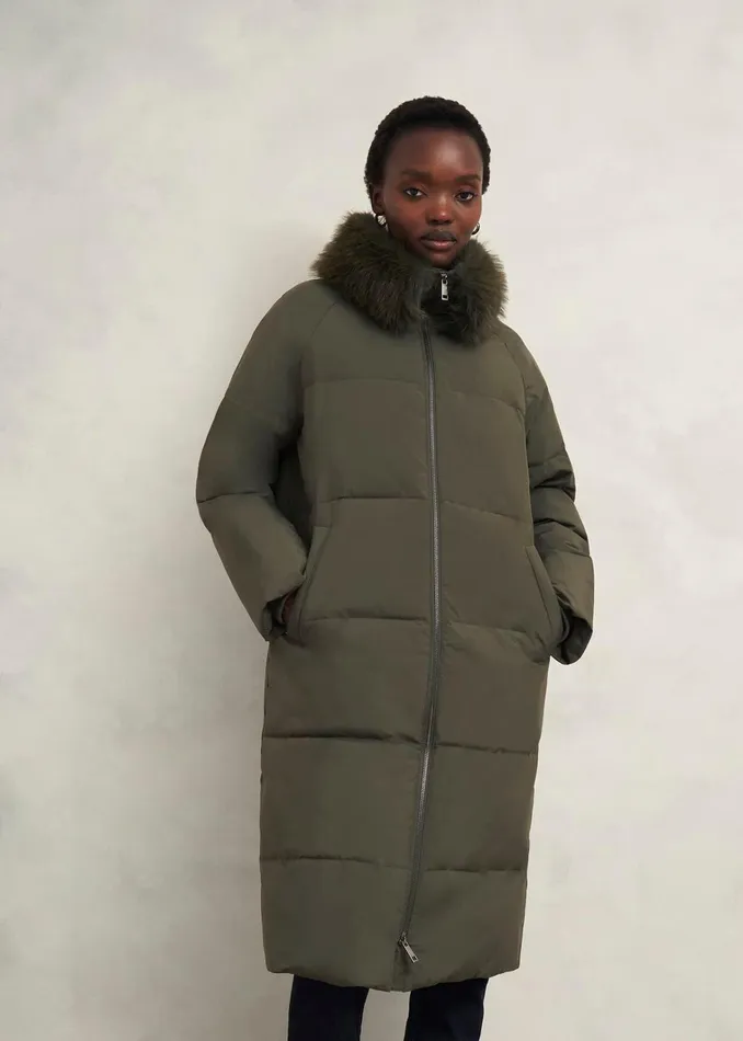 Women Frome Puffer New Green Hobbs Coats and Jackets