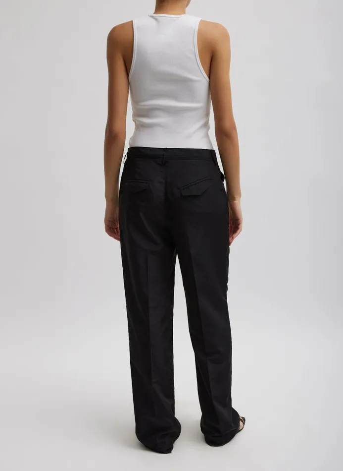 Women Fundamentals Tibi Ribbed TShirt Tank White