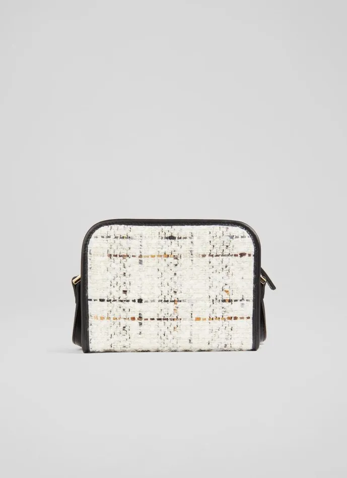 Women Gigi Cream Tweed Crossbody Bag LKBennett CrossBody Bags Women Gigi Cream Tweed Crossbody Bag LKBennett CrossBody Bags