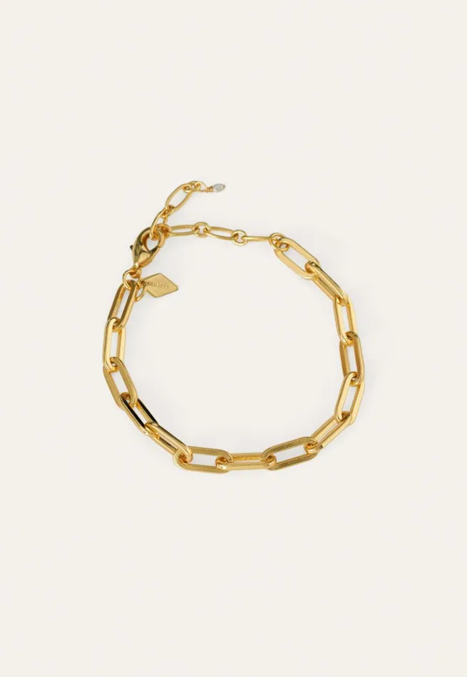 Women Goldlink Bracelet Gold Poetry Fashion Jewellery