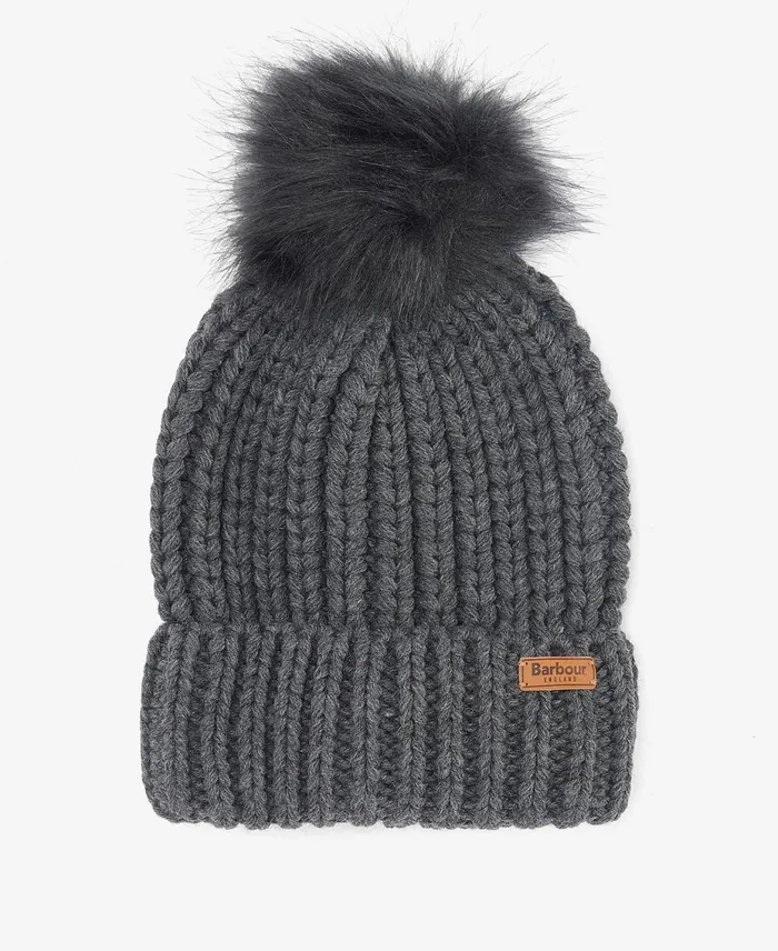 Women Hats Barbour Saltburn Beanie Hat Pearl