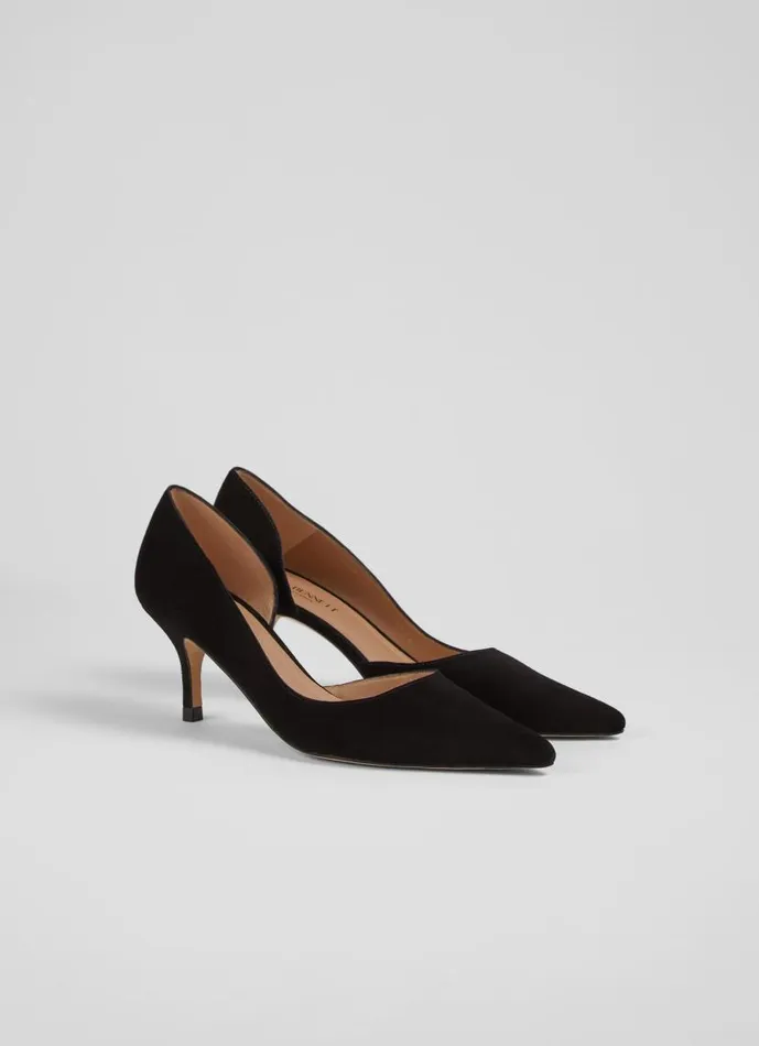 Women Hazel Black Suede D039Orsay Courts Black LKBennett Court Shoes Women Hazel Black Suede D039Orsay Courts Black LKBennett Court Shoes