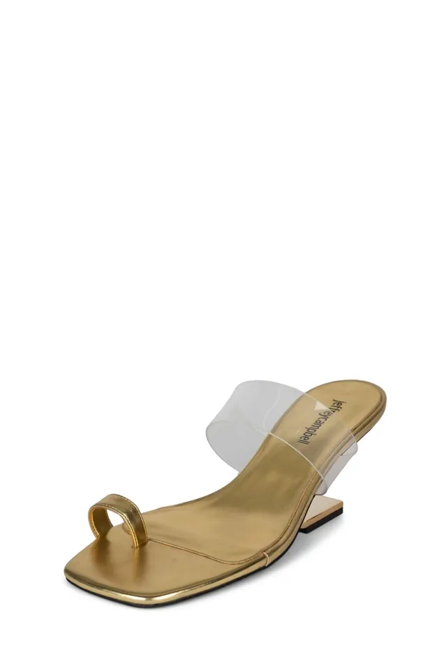 Women Heel Jeffrey Campbell CALCULATE Fuchsia Suede Gold