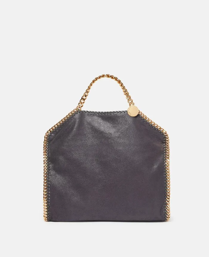 Women Iconic Falabella Stella McCartney Falabella FoldOver Tote Bag Shadow Black Women Iconic Falabella Stella McCartney Falabella FoldOver Tote Bag Shadow Black