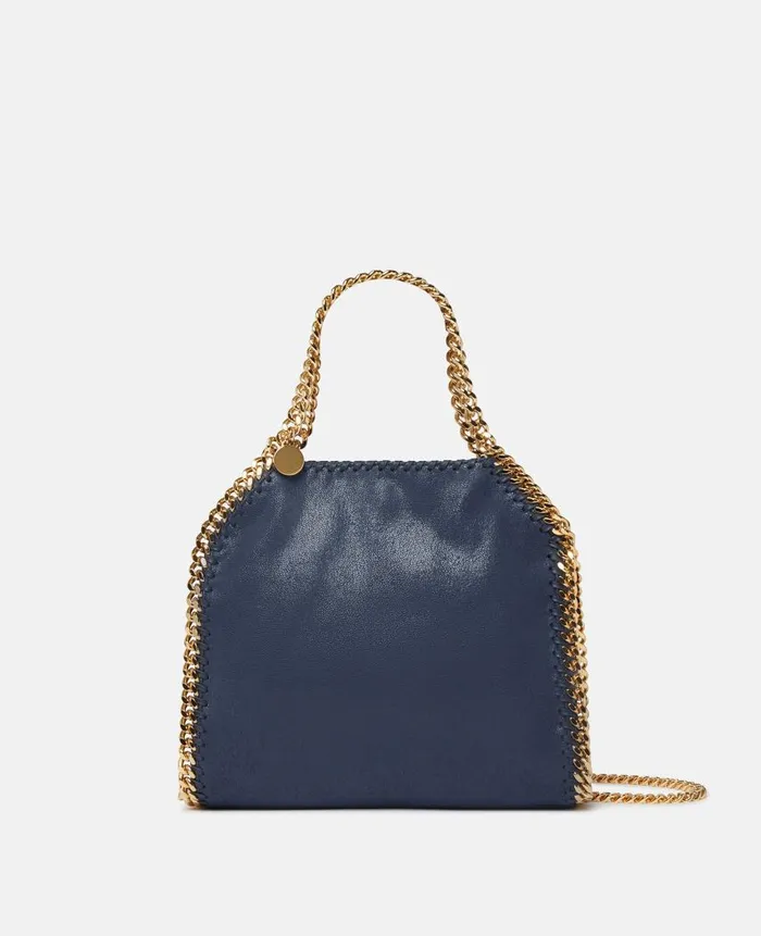 Women Iconic Falabella Stella McCartney Falabella Mini Tote Bag Indigo Moon