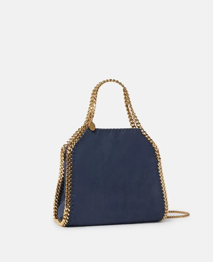 Women Iconic Falabella Stella McCartney Falabella Mini Tote Bag Indigo Moon