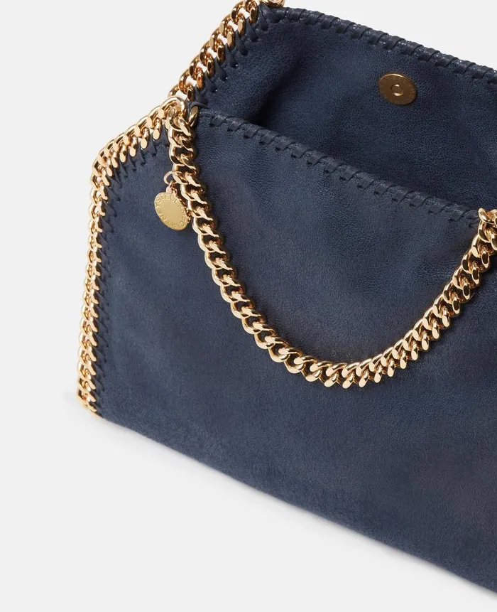 Women Iconic Falabella Stella McCartney Falabella Mini Tote Bag Indigo Moon