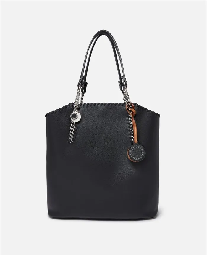 Women Iconic Falabella Stella McCartney Falabella ReEdition Tote Bag Pitch Black Women Iconic Falabella Stella McCartney Falabella ReEdition Tote Bag Pitch Black