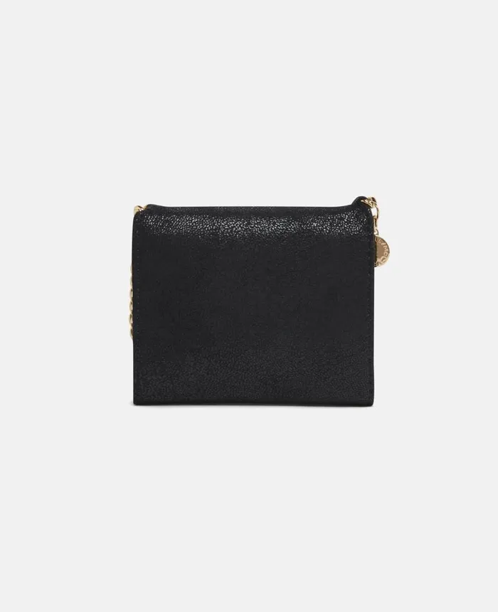 Women Iconic Falabella Stella McCartney Falabella Small Flap Wallet Black