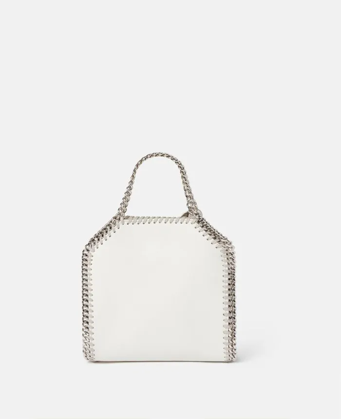 Women Iconic Falabella Stella McCartney Falabella Tiny Tote Bag Magnolia White