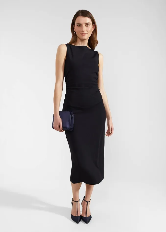 Women Iliana Jersey Dress Navy Hobbs Dresses and Jumpsuits