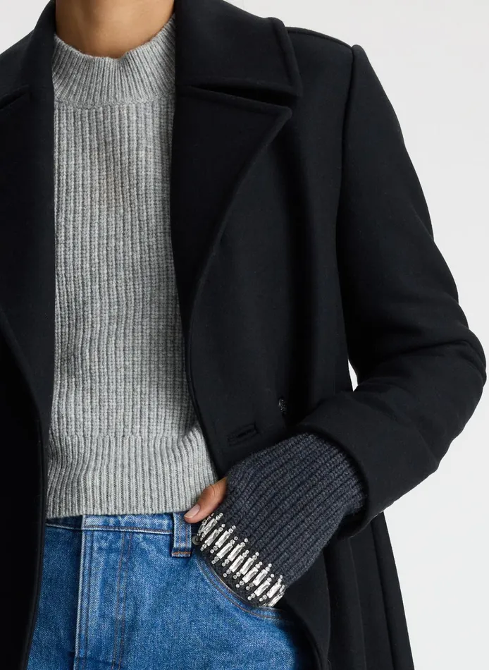 Women Jackets and Coats ALC Kensington Wool Coat Deep Navy