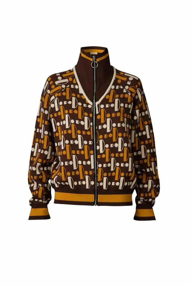 Women Jackets and Coats DODO BAR OR Kurt Jacket Brown And Orange
