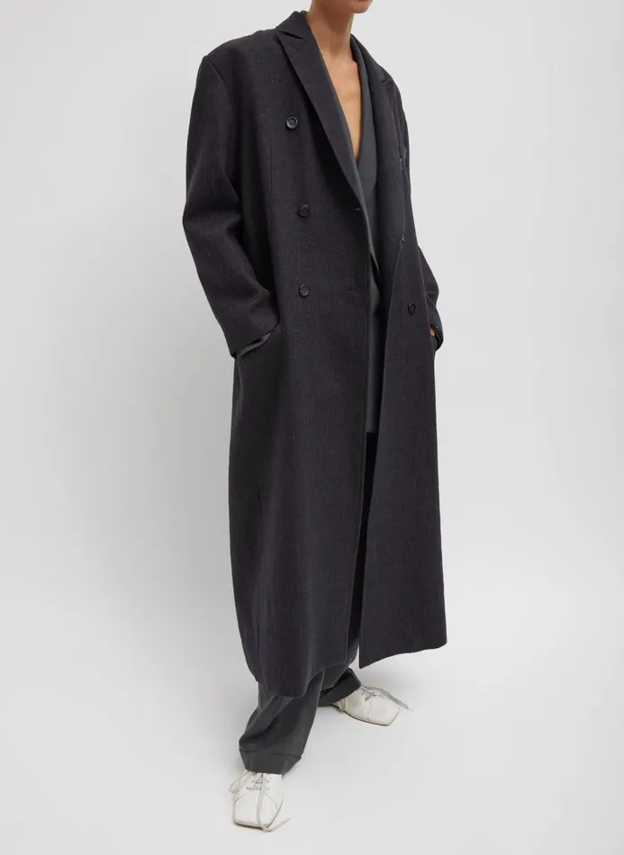 Women Jackets and Outerwear Tibi Kian Glenplaid Maxi Tux Coat Grey Multi