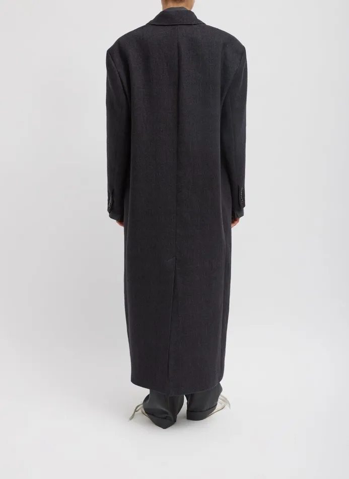 Women Jackets and Outerwear Tibi Kian Glenplaid Maxi Tux Coat Grey Multi