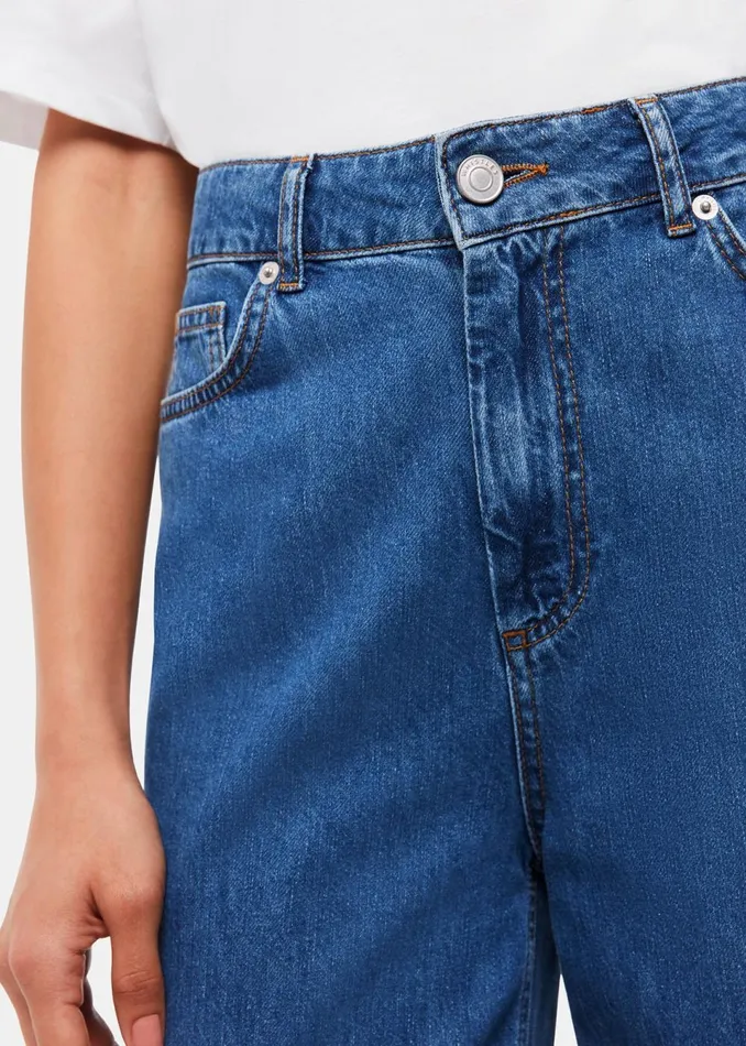 Women Jeans Whistles Denim Wide Leg Cropped Jean