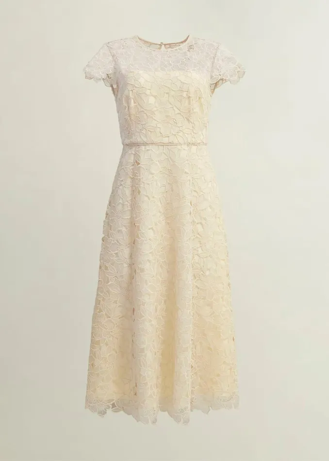 Women Johanna Lace Dress Oyster Hobbs Dresses and Jumpsuits
