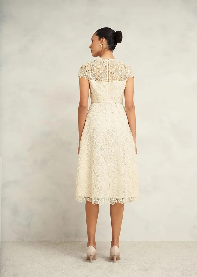 Women Johanna Lace Dress Oyster Hobbs Dresses and Jumpsuits