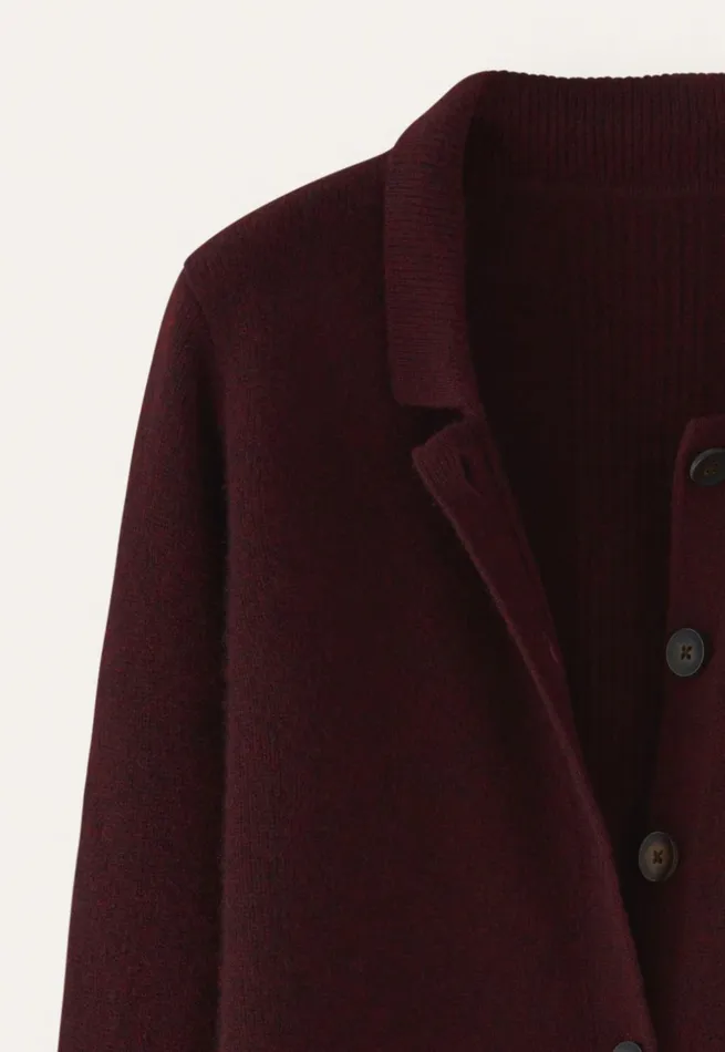 Women Knitted Jacket Blackberry Poetry Fashion Jackets and Coats