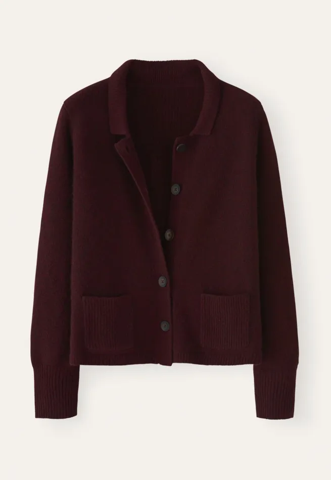 Women Knitted Jacket Blackberry Poetry Fashion Jackets and Coats
