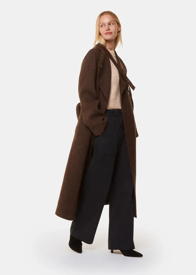 Women Knitwear and Cashmere Whistles Neutral Alpaca Mix Fluffy Knit