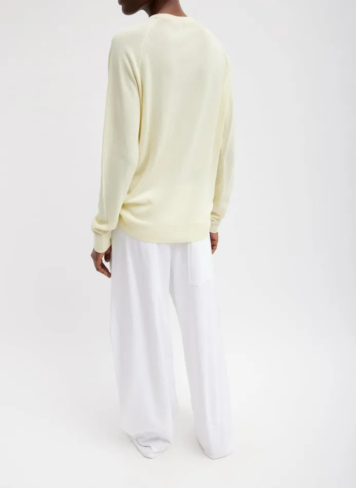 Women Knitwear and Sweatshirts Tibi Crispy Sweater Pullover Butter