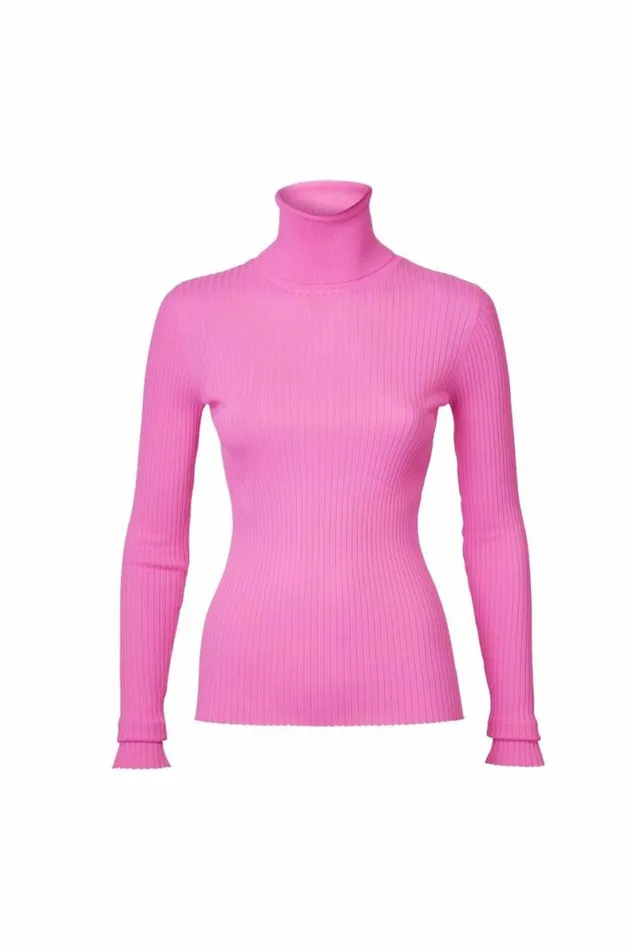 Women Knitwear DODO BAR OR Stacy Turtleneck Pink
