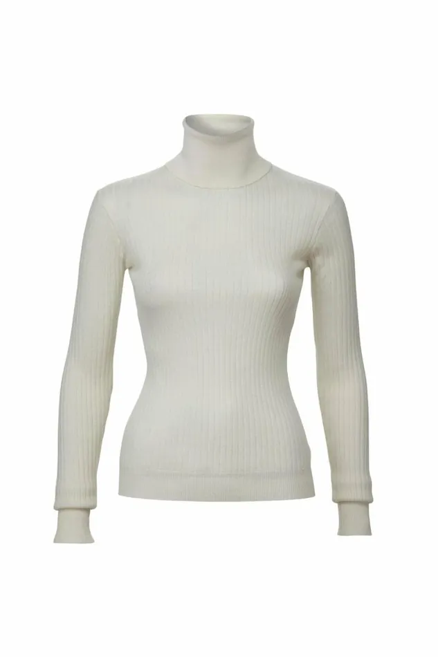 Women Knitwear DODO BAR OR Tuta Turtleneck Cream