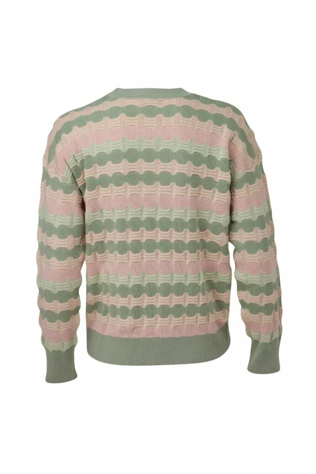 Women Knitwear DODO BAR OR Verona Sweater Pale Green Combo