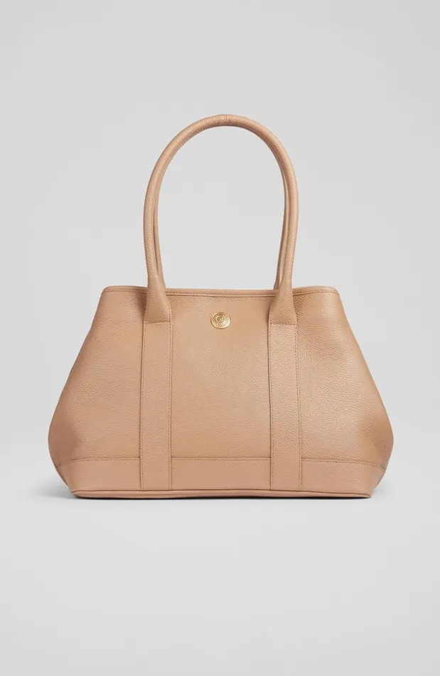 Women Laurie Camel Grainy Leather Tote Bag LKBennett Tote Bags Women Laurie Camel Grainy Leather Tote Bag LKBennett Tote Bags