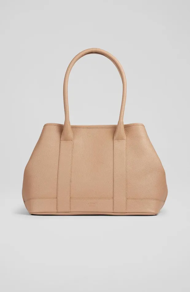 Women Laurie Camel Grainy Leather Tote Bag LKBennett Tote Bags Women Laurie Camel Grainy Leather Tote Bag LKBennett Tote Bags