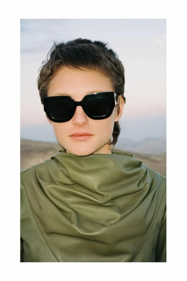 Women Leather DODO BAR OR Bilbi Shirt Black
