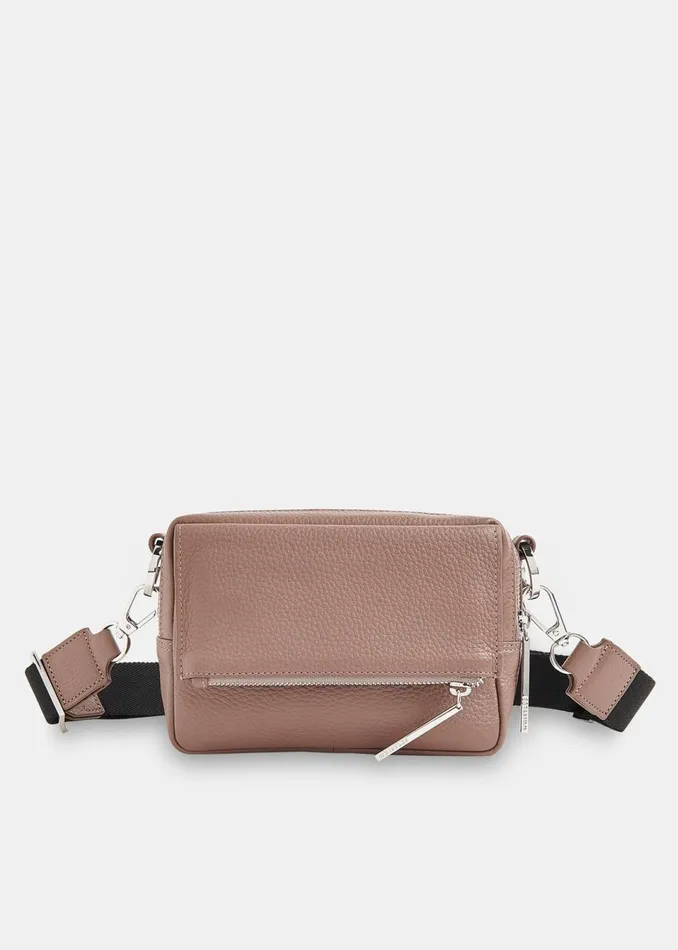 Women Leather Whistles Tobacco Bibi Crossbody Bag