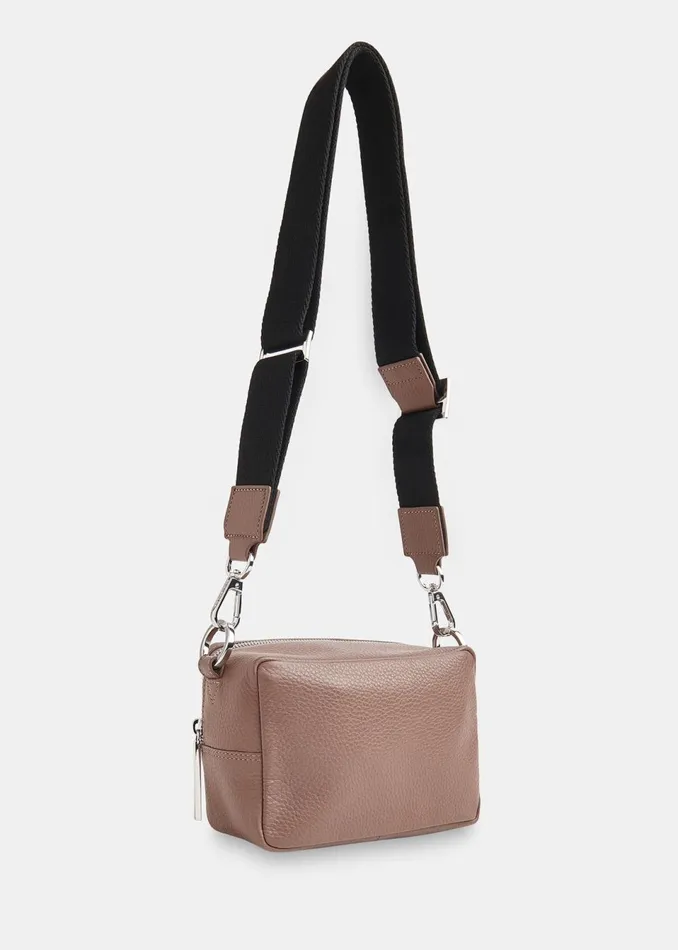 Women Leather Whistles Tobacco Bibi Crossbody Bag