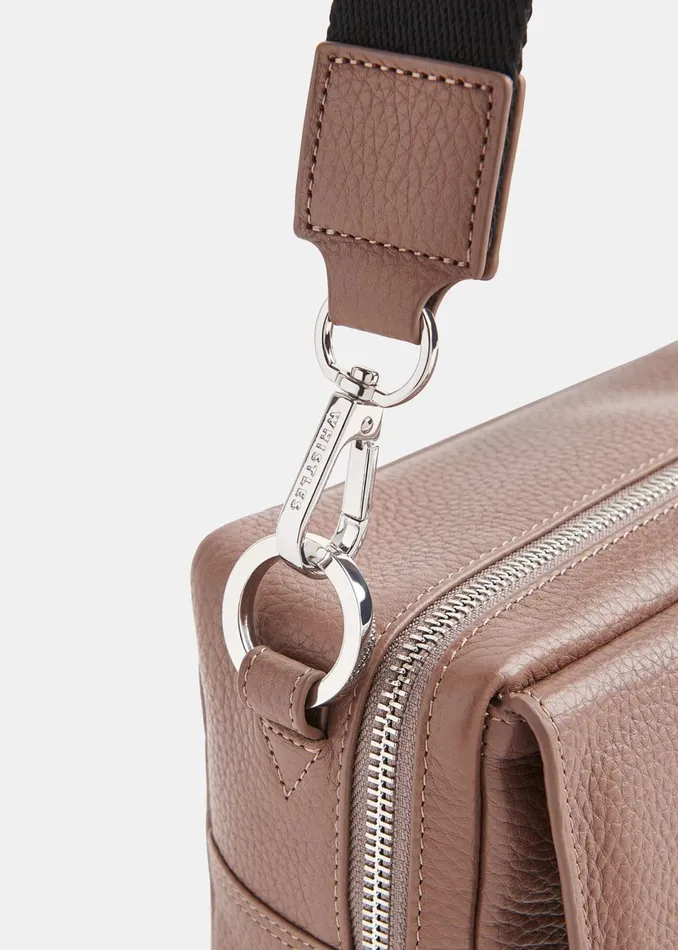 Women Leather Whistles Tobacco Bibi Crossbody Bag