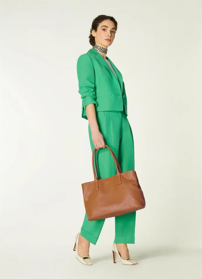 Women Lillian Tan Tumbled Leather Tote Bag LKBennett Tote Bags