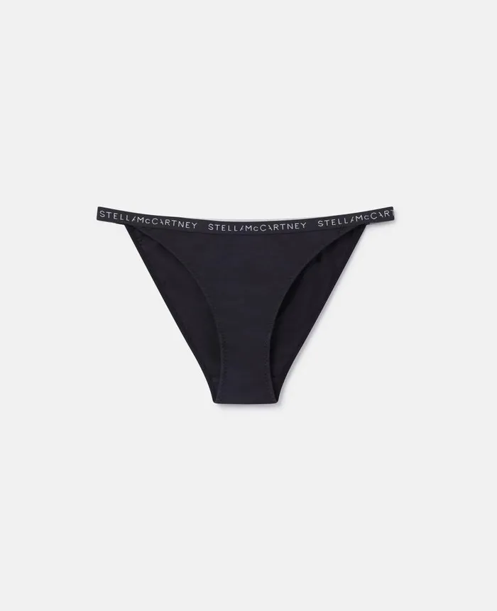 Women Lingerie And Sleepwear Stella McCartney Logo Tape String Bikini Briefs White Women Lingerie And Sleepwear Stella McCartney Logo Tape String Bikini Briefs White
