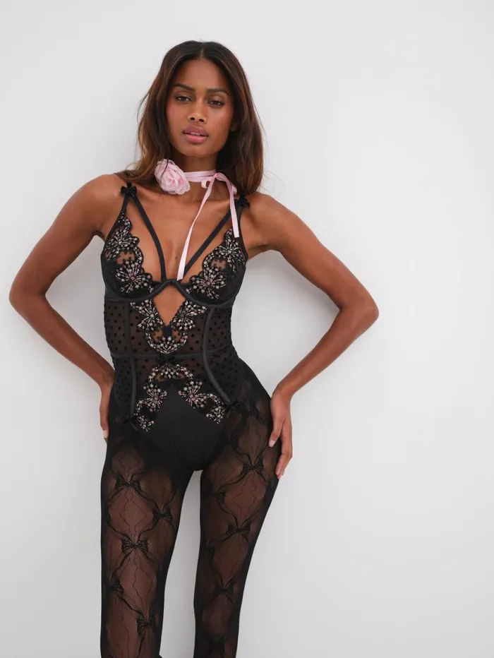 Women Lingerie For Love and Lemons Caprice Teddy Black Women Lingerie For Love and Lemons Caprice Teddy Black