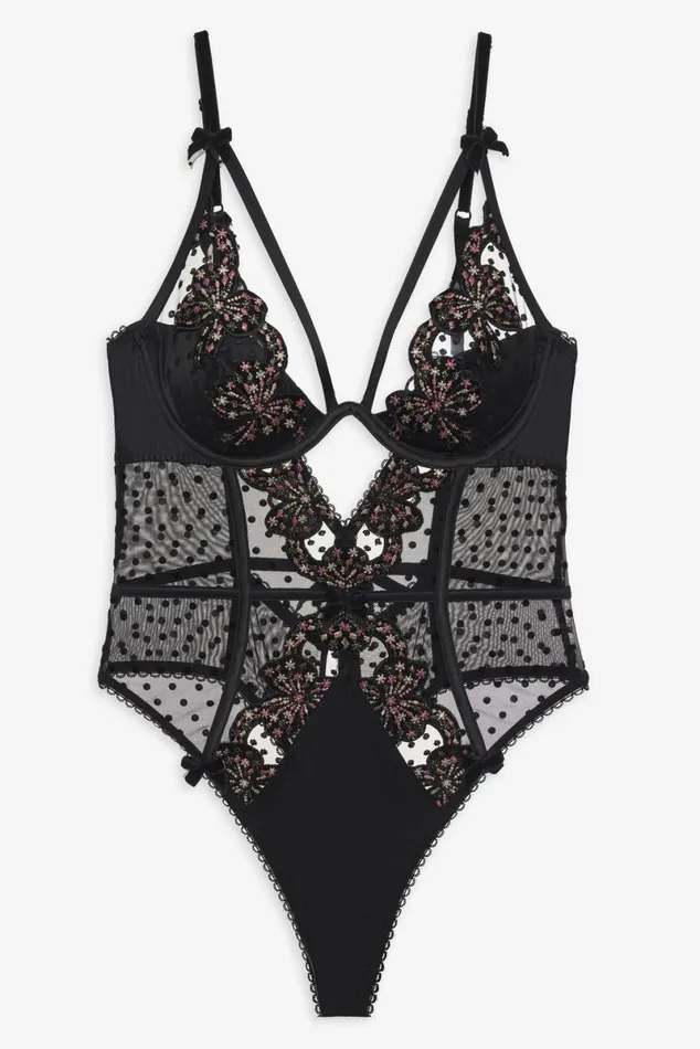 Women Lingerie For Love and Lemons Caprice Teddy Black Women Lingerie For Love and Lemons Caprice Teddy Black