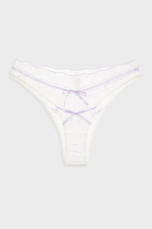 Women Lingerie For Love and Lemons Daisy Eyelet Panty Lavender Women Lingerie For Love and Lemons Daisy Eyelet Panty Lavender
