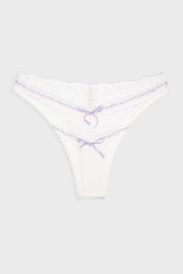 Women Lingerie For Love and Lemons Daisy Eyelet Panty Lavender Women Lingerie For Love and Lemons Daisy Eyelet Panty Lavender