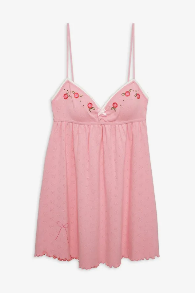 Women Lingerie For Love and Lemons Isabel Knit Slip Dress Pink Women Lingerie For Love and Lemons Isabel Knit Slip Dress Pink